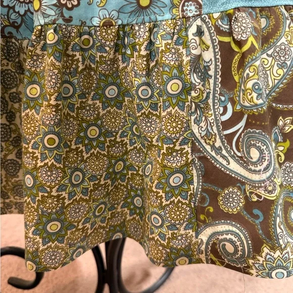 Patchwork Floral Maxi Skirt - Multicolor - Picture 12 of 13